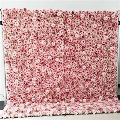 קיר ורדים מלאכותי