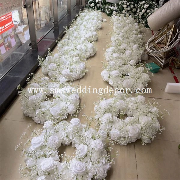 white floral wreath